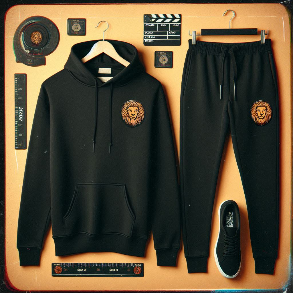 Mens Hoodie and Pants Set by Tee Tall - MHPSTT53 - Black Black