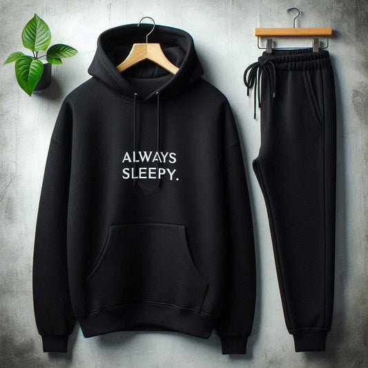 Mens Hoodie and Pants Set by Tee Tall - MHPSTT119 - Black Black